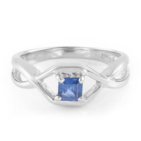 Burmese Sapphire Silver Ring