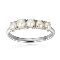 Freshwater pearl Silver Ring