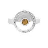 Yellow Zircon Silver Ring (MONOSONO COLLECTION)