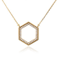 18K Flawless (F) Diamond Gold Necklace (LUCENT DIAMONDS)