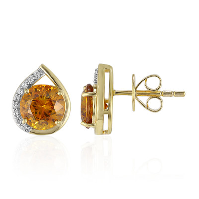 9K Spanish Sphalerite Gold Earrings