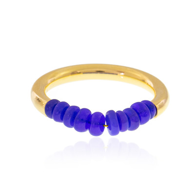 Blue Ethiopian Opal Silver Ring (Maigold Kreativ)