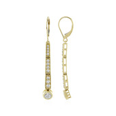 9K Zircon Gold Earrings (KM by Juwelo)
