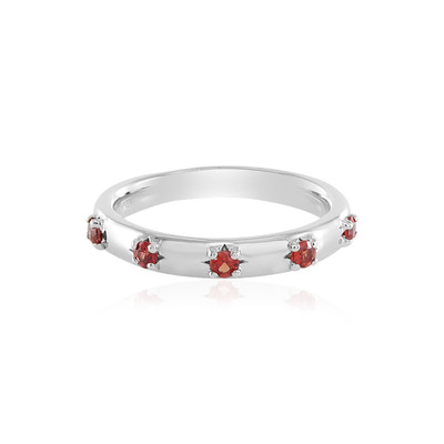 Tanzanian Ruby Silver Ring