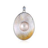 Mabe Pearl Silver Pendant (Bali Barong)