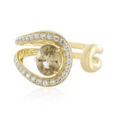 9K Canary Zircon Gold Ring (de Melo)
