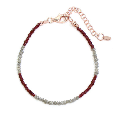Tanzanian Ruby Silver Bracelet