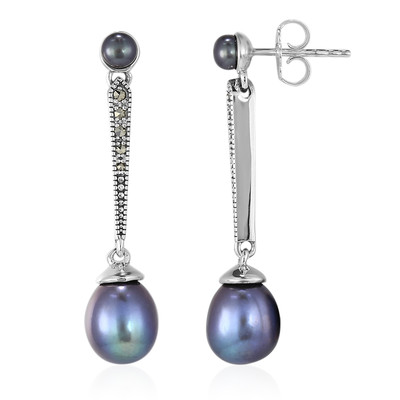 Freshwater pearl Silver Earrings (TPC)