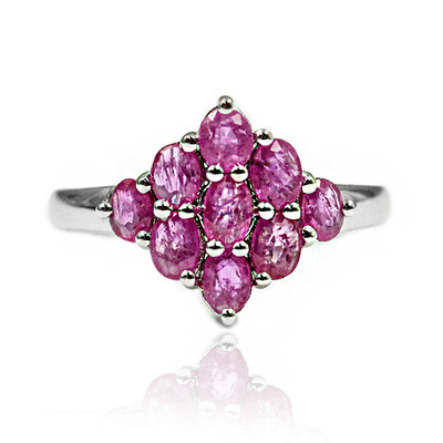 Mozambique Ruby Silver Ring