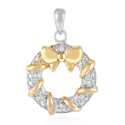 I3 (I) Diamond Silver Pendant