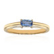 9K AAA Santa Maria Aquamarine Gold Ring