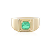 9K Russian Emerald Gold Ring (de Melo)
