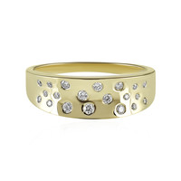 9K Flawless (F) Diamond Gold Ring (LUCENT DIAMONDS)