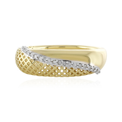 9K I4 (J) Diamond Gold Ring (Ornaments by de Melo)