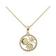 14K AAA Welo Opal Gold Necklace (Smithsonian)