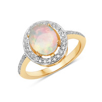 14K AAA Welo Opal Gold Ring (AMAYANI)