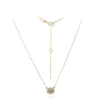 18K IF (D) Diamond Gold Necklace
