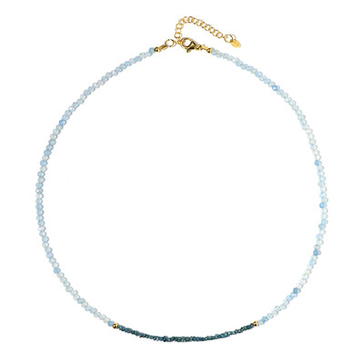 Aquamarine Silver Necklace