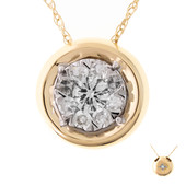 9K I1 (I) Diamond Gold Necklace