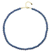 Royal Blue Lava Silver Necklace