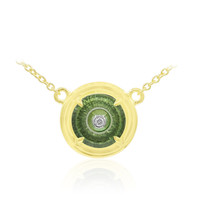 9K Fern Green Quartz Gold Necklace (Glenn Lehrer)