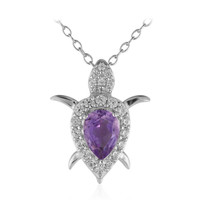 Amethyst Silver Necklace