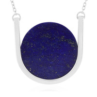 Lapis Lazuli Silver Necklace (Juwelo Bauhaus)