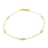 14K SI1 (H) Diamond Gold Bracelet