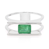 Sao Francisco Emerald Silver Ring