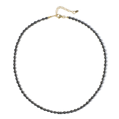 Black Hematite Silver Necklace