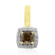 18K SI1 Argyle Cognac Diamond Gold Pendant (Mark Tremonti)