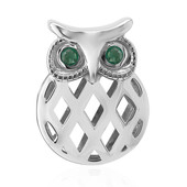 Zambian Emerald Silver Charm (Annette)