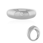 I2 (H) Diamond Silver Ring (de Melo)