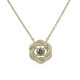 9K Diamond champagne I1 Gold Necklace (Ornaments by de Melo)