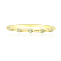 9K SI1 Canary Diamond Gold Ring
