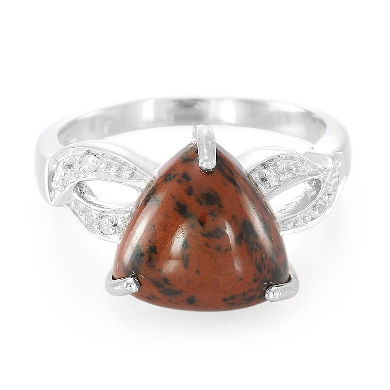 Amazon.com: Natural Mahogany Obsidian Ring, 925 Sterling Silver, Two Tone,  Celtic Ring, Birthday Gift For Brother, Elegant Ring For Him, Halloween Day  Ring, Stunning Ring : Handmade Products