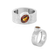 Orange Zircon Silver Ring (MONOSONO COLLECTION)