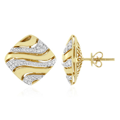 18K FL Diamond Gold Earrings (LUCENT DIAMONDS)