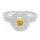 Yellow Sapphire Silver Ring