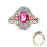 14K Pink Sapphire Gold Ring (AMAYANI)