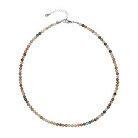 Ocean Jasper Silver Necklace