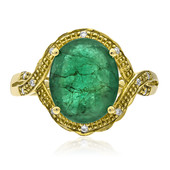 14K Zambian Emerald Gold Ring (AMAYANI)