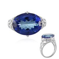 Royal Blue Topaz Silver Ring