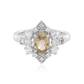 Canary Zircon Silver Ring