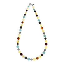 Baltic Amber Silver Necklace