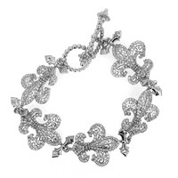 Zircon Silver Bracelet (Dallas Prince Designs)