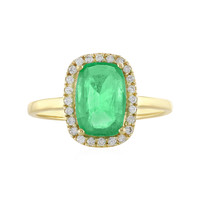 18K Ethiopian Emerald Gold Ring (AMAYANI)
