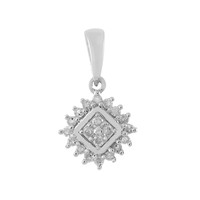 I1 (I) Diamond Silver Pendant