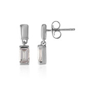 Ouro Preto Pink Topaz Silver Earrings