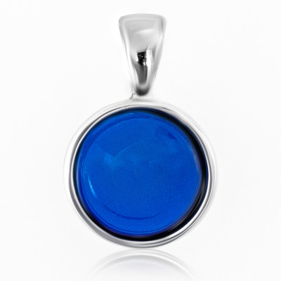 Colombian blue Amber Silver Pendant (dagen)